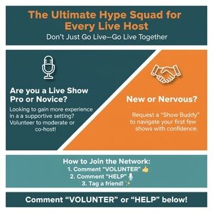 Live Show Support For New & New-ish Posh Show Hosts